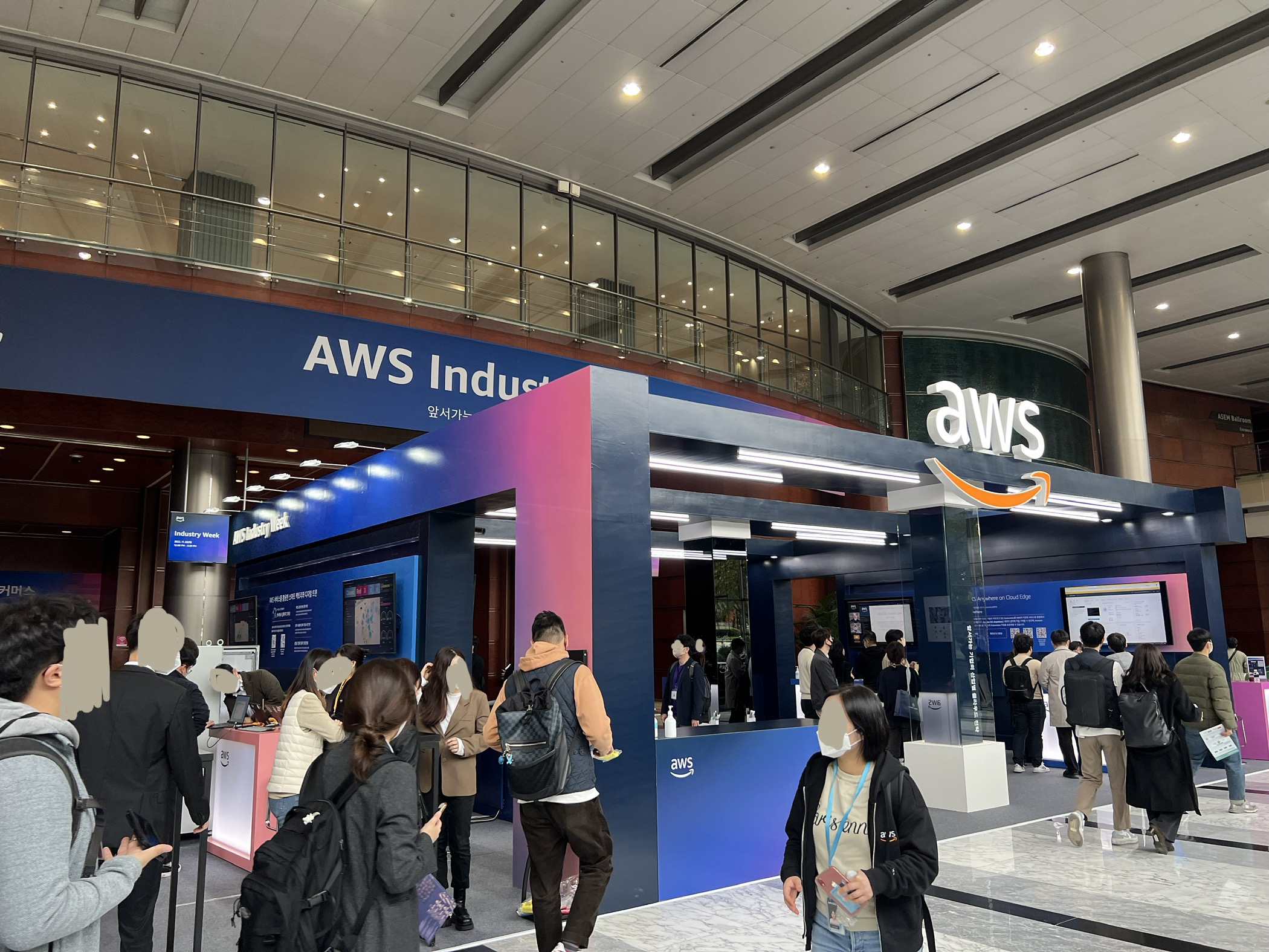aws industry week booth